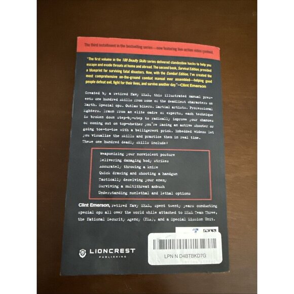 100 Deadly Skills Combat Edition book by Clint Emerson - Picture 3 of 6